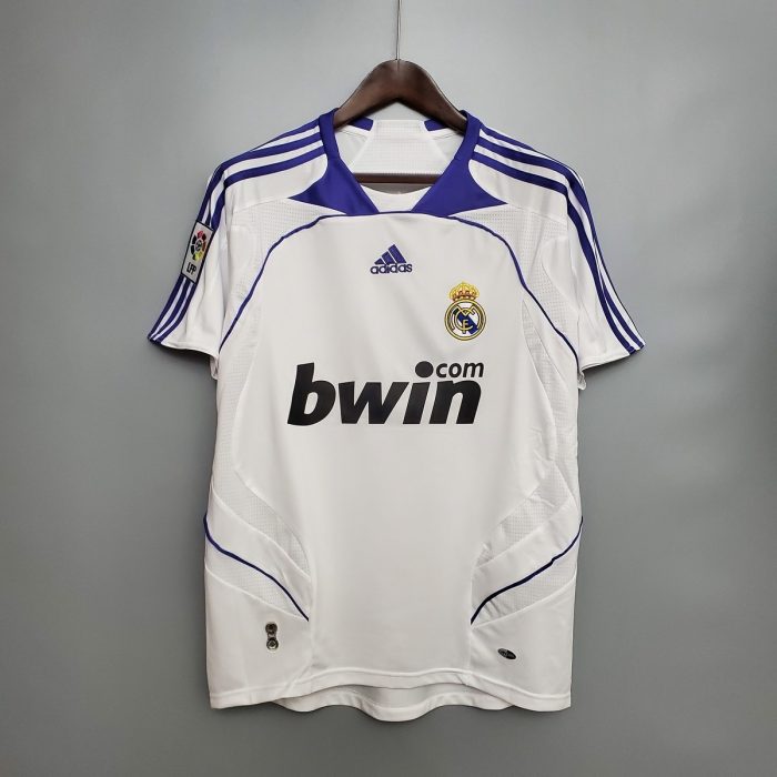 Real Madrid 2007/2008 Home Retro Shirt - 图片 9