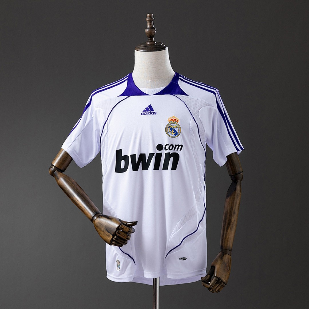 JER-4767_1 Real Madrid 07/08 Home Retro Jersey - 图片 1