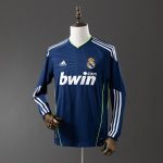Real Madrid 2010/11 Away Long Sleeve Retro Jersey