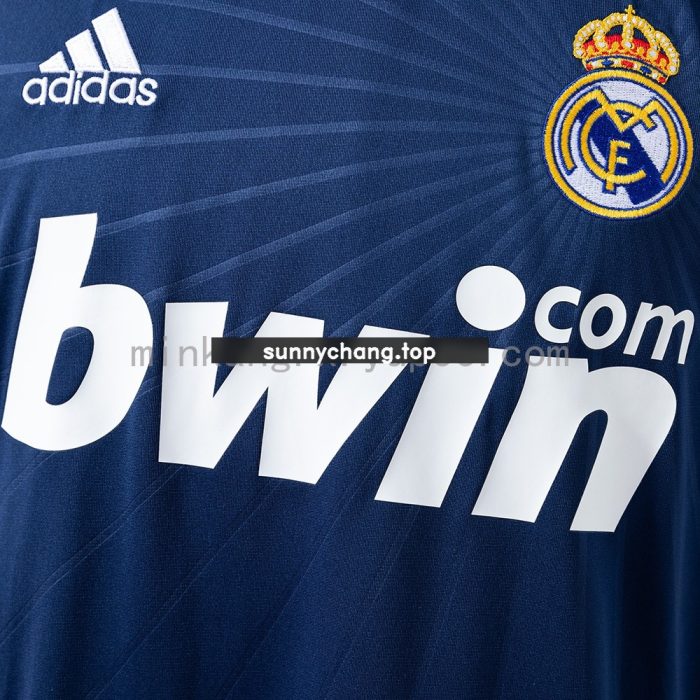 Real Madrid 2010/11 Away Long Sleeve Retro Jersey - 图片 6