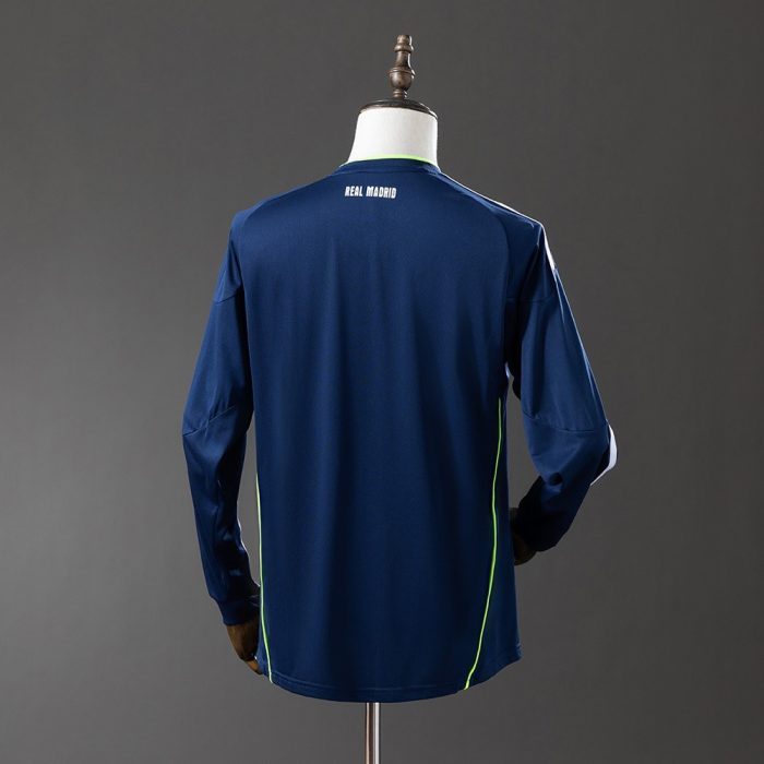 Real Madrid 2010/11 Away Long Sleeve Retro Jersey - 图片 8