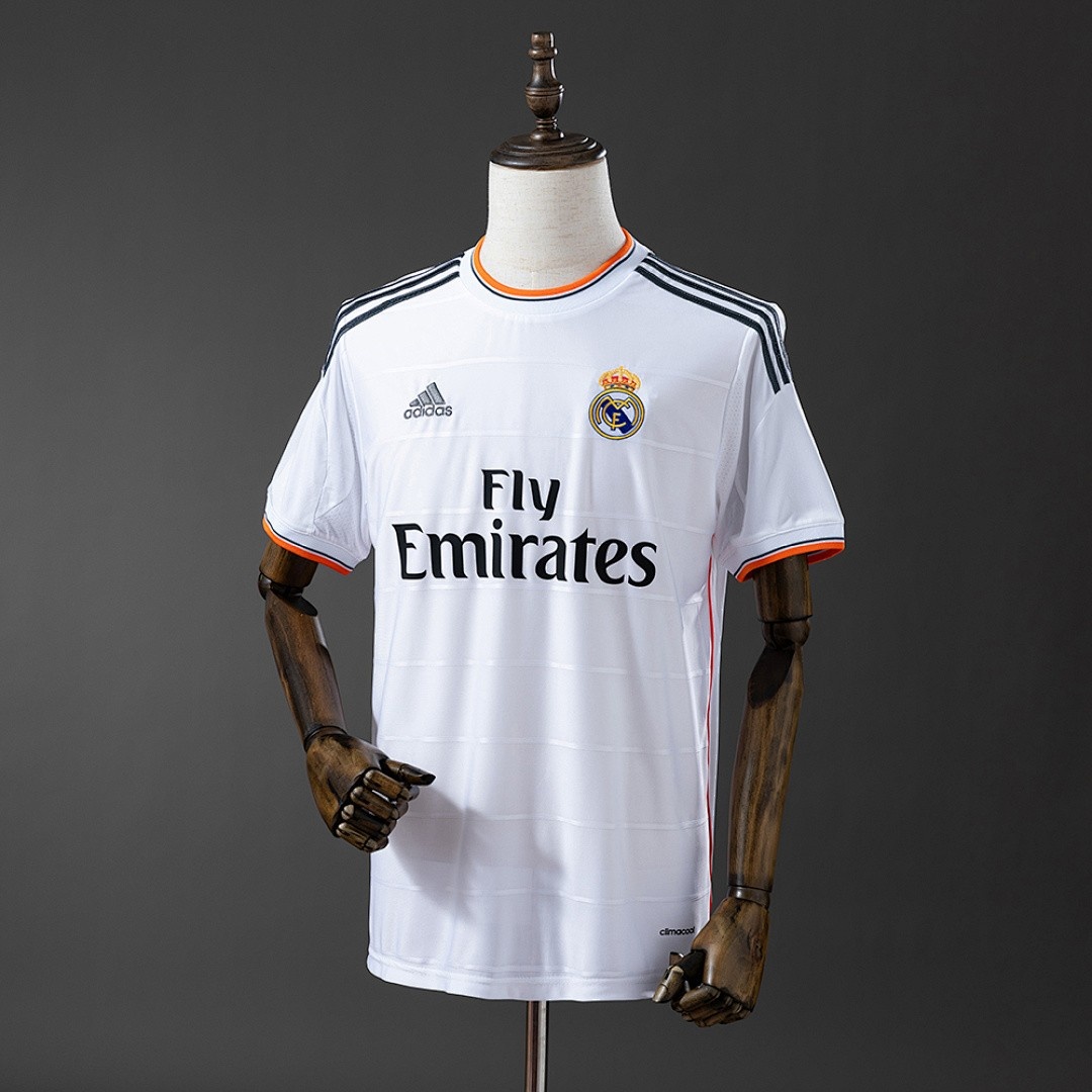 JER-4788_1 Real Madrid 2013/14 Home Retro Shirt - 图片 1