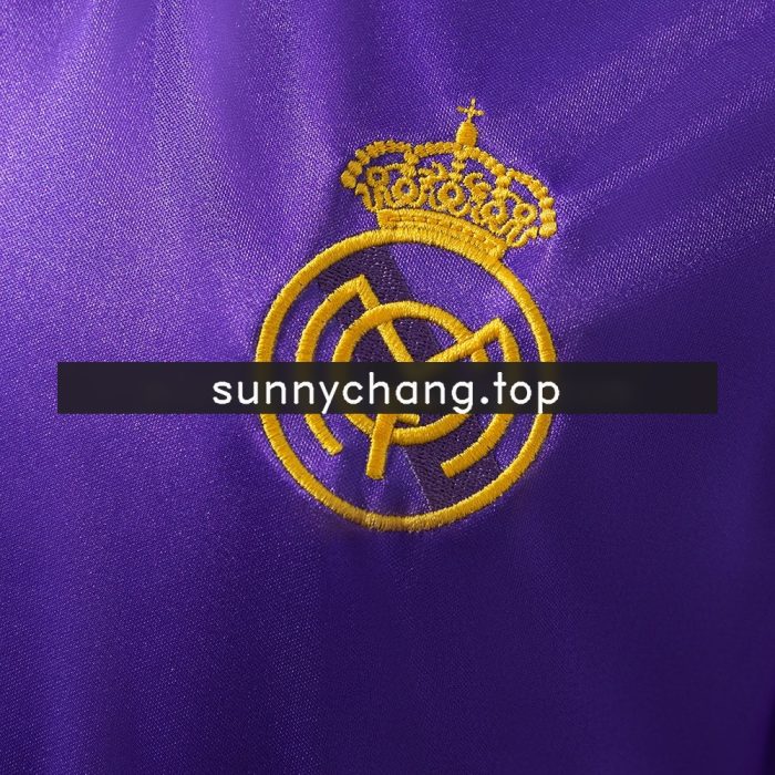 Real Madrid 1984-1985 Away Long Sleeve Retro Jersey - 图片 4
