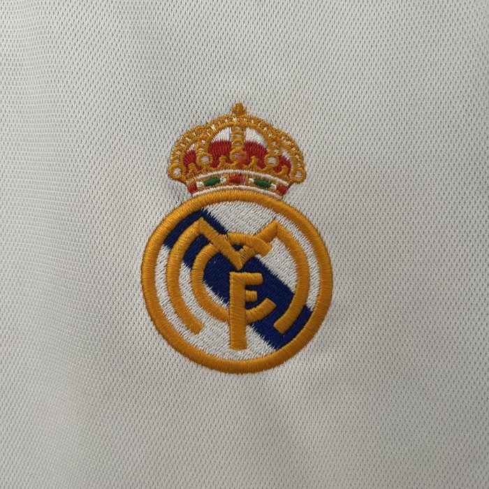 Real Madrid 2000/2001 Home Retro Long Sleeve Jersey - 图片 5