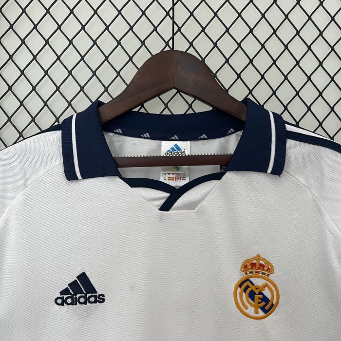 Real Madrid 2000/2001 Home Retro Long Sleeve Jersey - 图片 7
