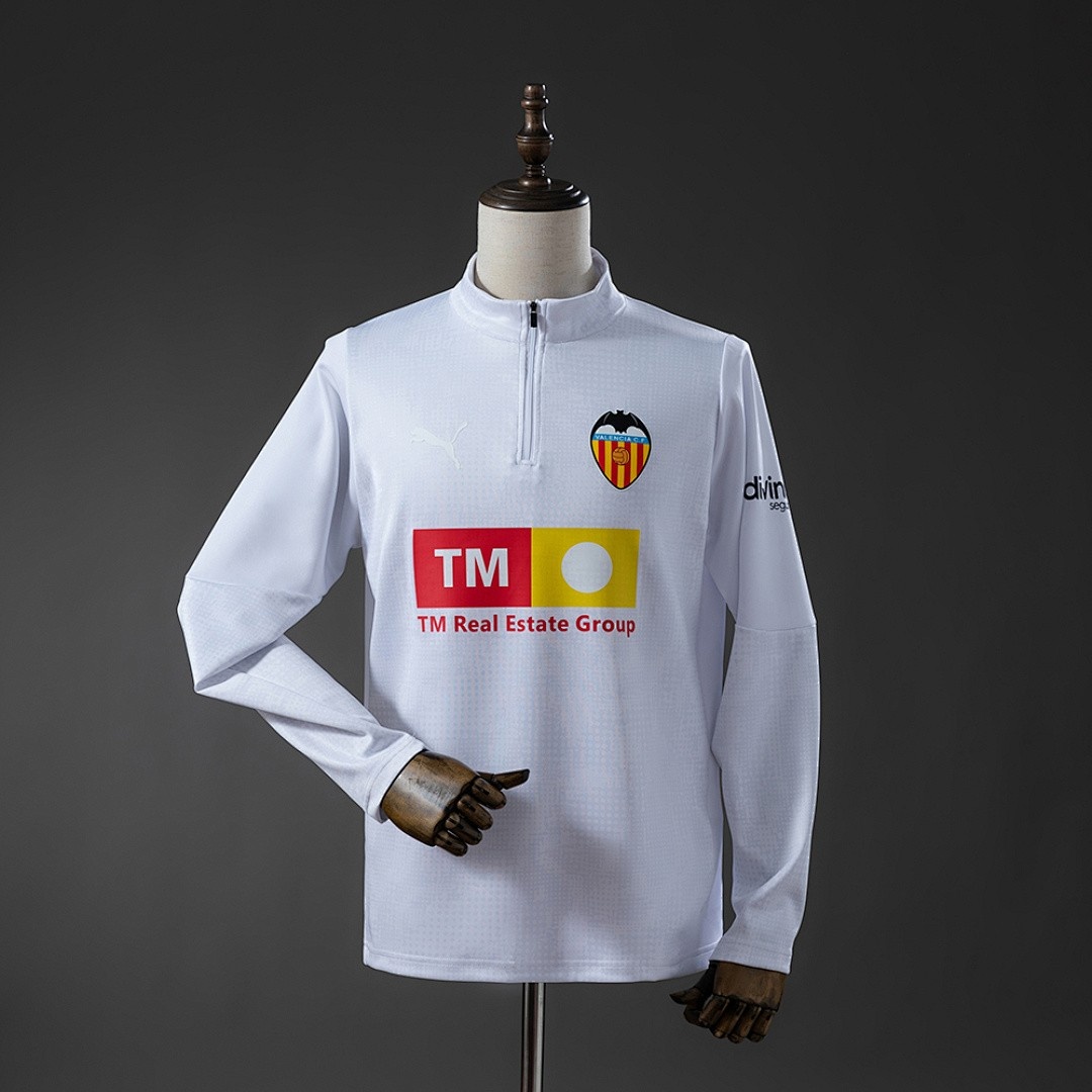 JER-4804_1 Valencia 25/26 Training Top White - 图片 1