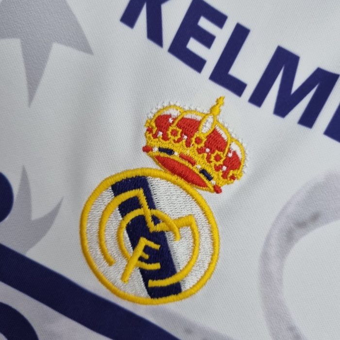 Real Madrid 1997-98 Champions League 7 Champions Commemorative Edition Retro Jersey - 图片 7