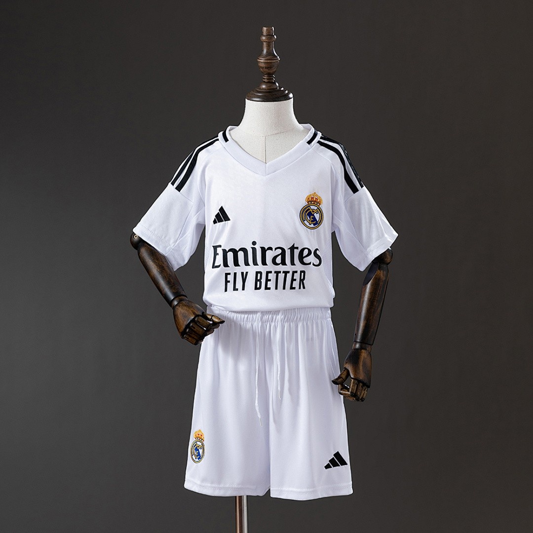 JER-4815_1 Real Madrid 24/25 Home Kids Jersey - 图片 1