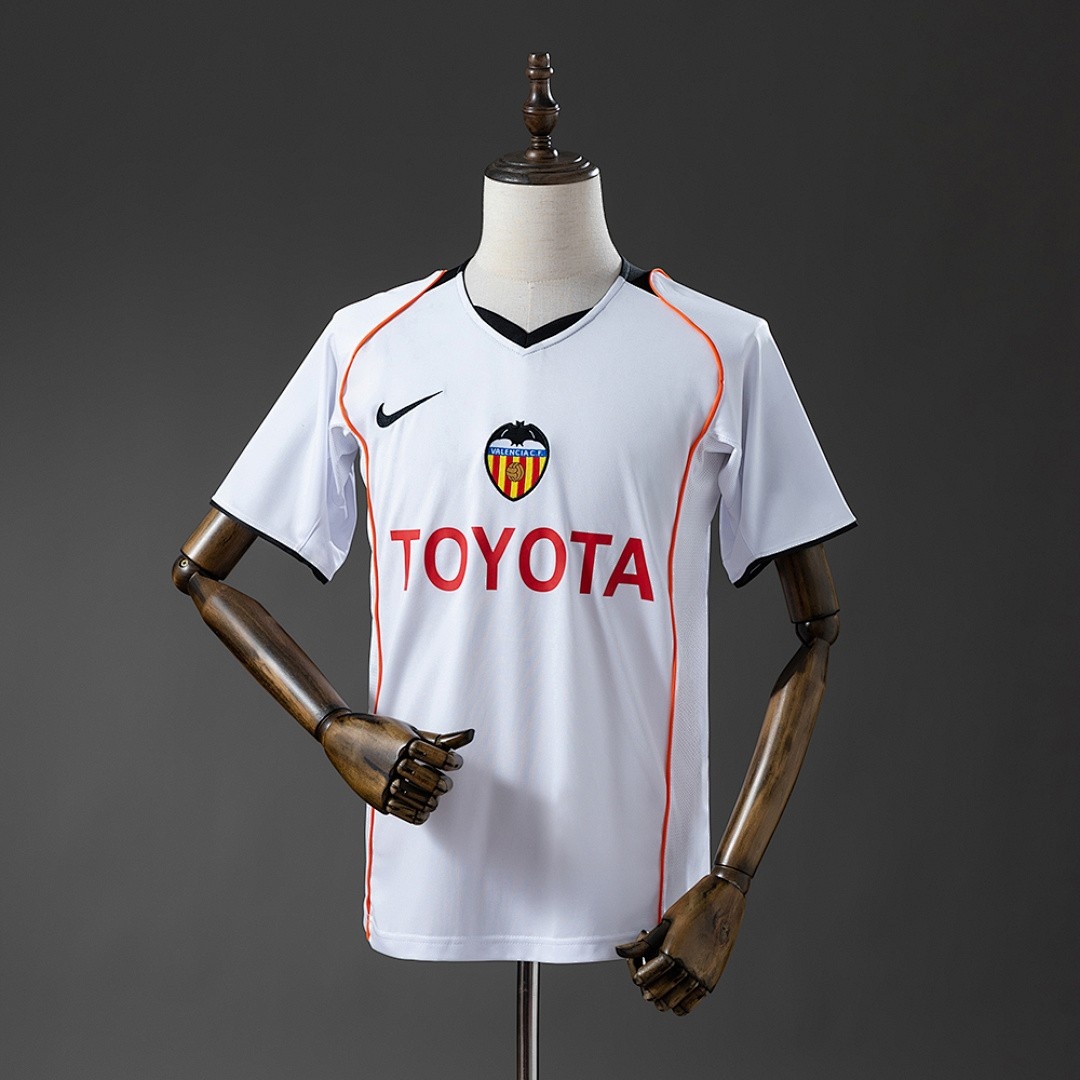 JER-4822_1 Valencia 04/05 Home Retro Jersey - 图片 1