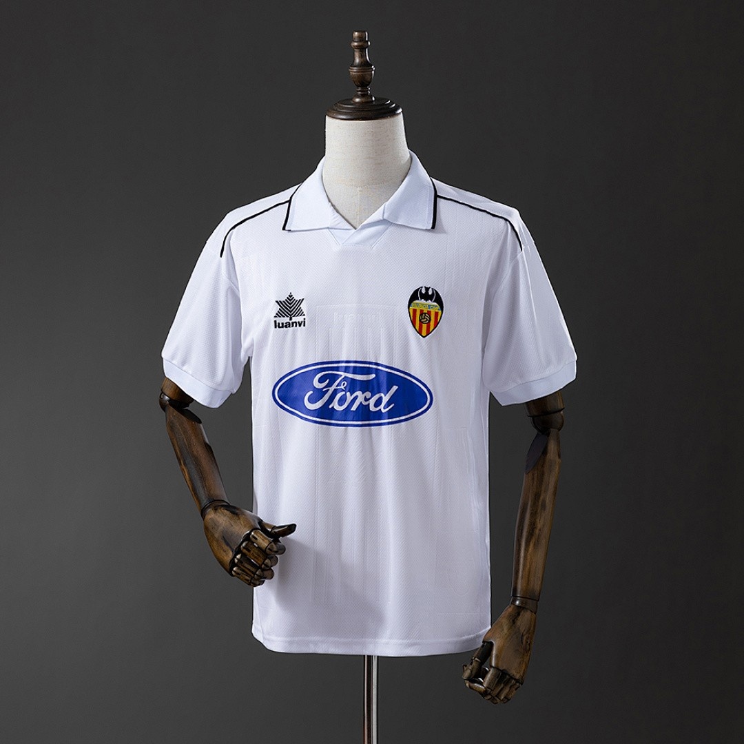 JER-4825_1 Valencia 1996/97 Home Retro Jersey - 图片 1