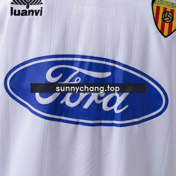 Valencia 1996/97 Home Retro Jersey - 图片 5