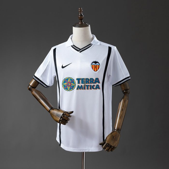 Valencia 00/01 Retro Home Jersey S-XXL - 图片 9