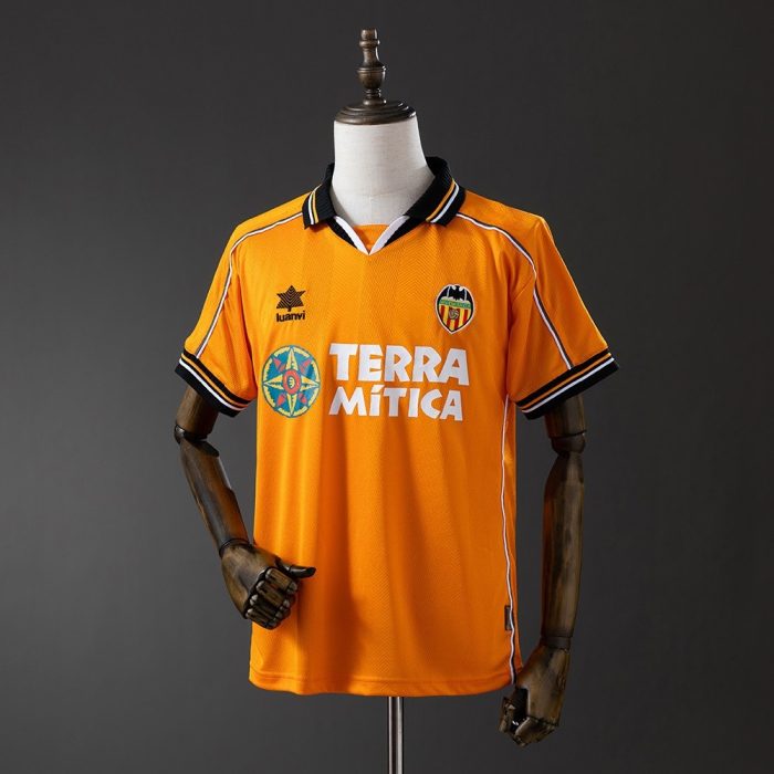 Valencia 1999-2000 Away Retro Jersey - 图片 8