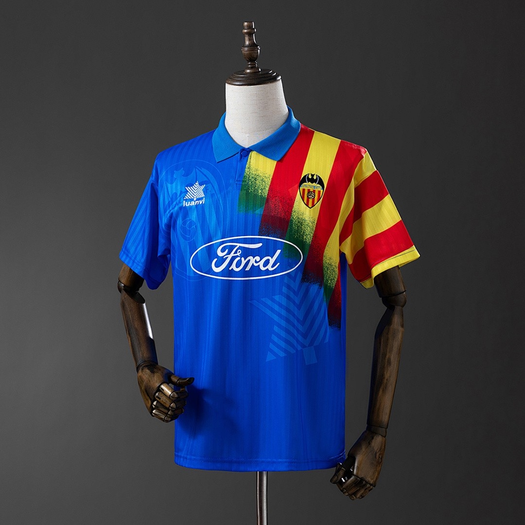 JER-4839_1 Valencia 1995-1996 Away Retro Shirt - 图片 1
