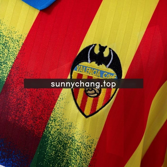Valencia 1995-1996 Away Retro Shirt - 图片 4