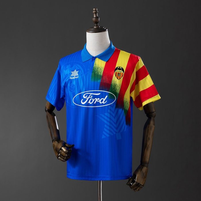 Valencia 1995-1996 Away Retro Shirt - 图片 8