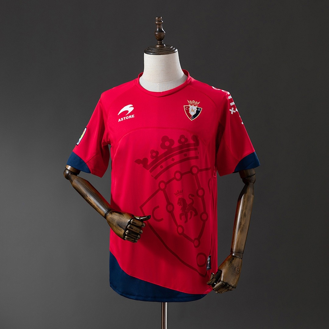 JER-4843_1 Osasuna 2011/12 Home Retro Shirt - 图片 1