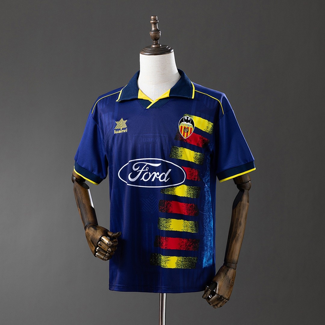 JER-4845_1 Valencia 1996-1997 Away Retro Shirt - 图片 1