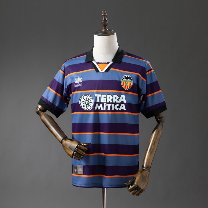 Valencia 1999-2000 Third Away Retro Jersey - 图片 9