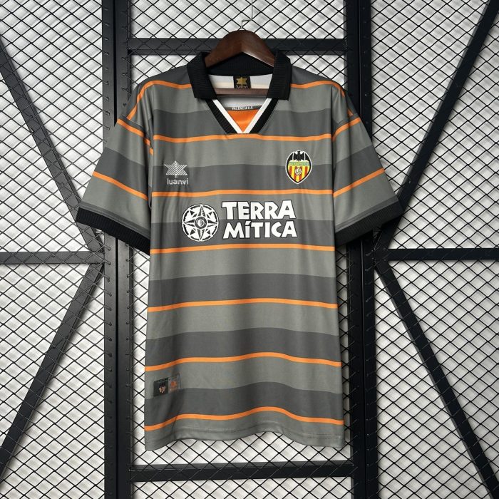 Valencia 1999-2000 Third Away Retro Jersey - 图片 3