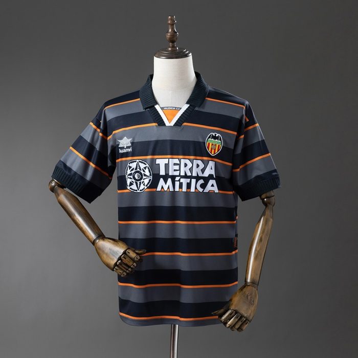 Valencia 1999/2000 Away Retro Jersey - 图片 9