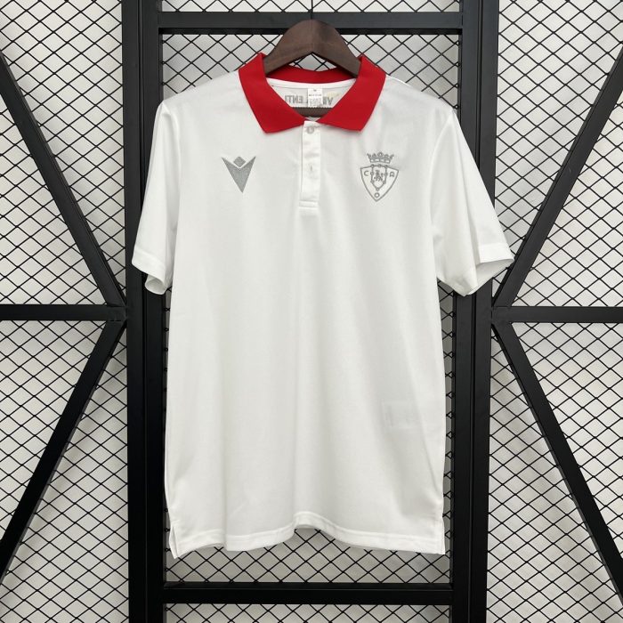 Osasuna 25/26 Polo Shirt White - 图片 3