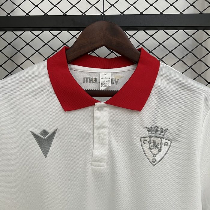 Osasuna 25/26 Polo Shirt White - 图片 7