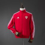 Sevilla Reversible Jacket Windbreaker - Red & White - 图片 3