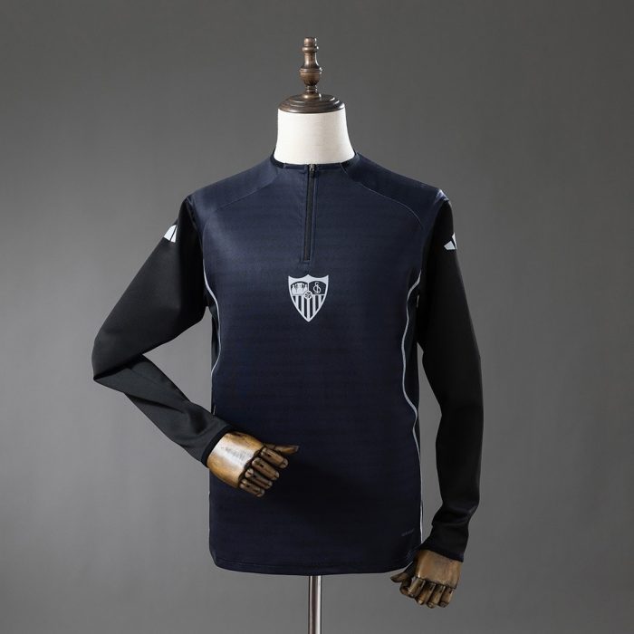 Sevilla 25/26 Training Top Black - 图片 3