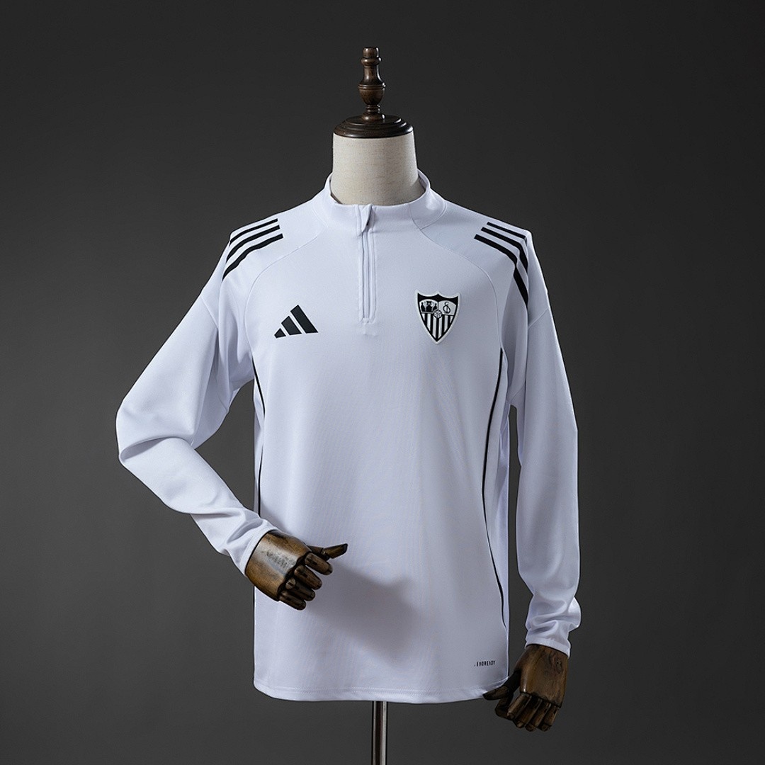 JER-4881_1 Sevilla 25/26 Training Top White - 图片 1