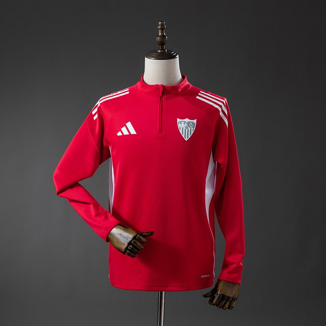 JER-4883_1 Sevilla 25/26 Training Top Red - 图片 1