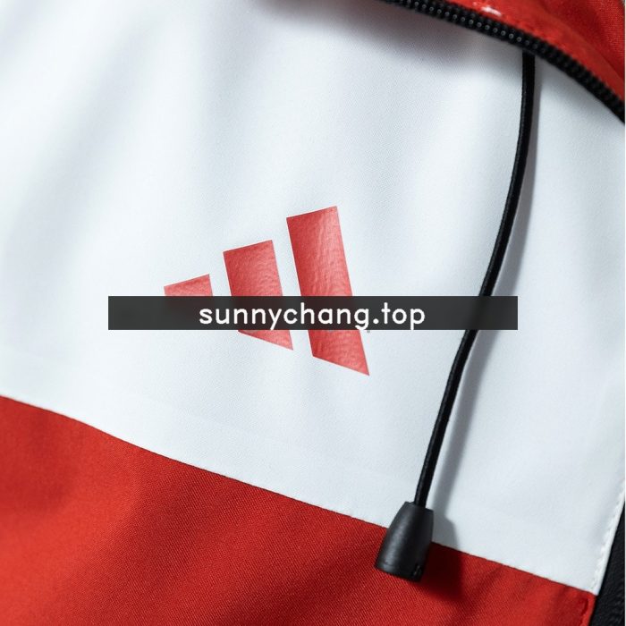 Sevilla Windbreaker - Red & White - 图片 6