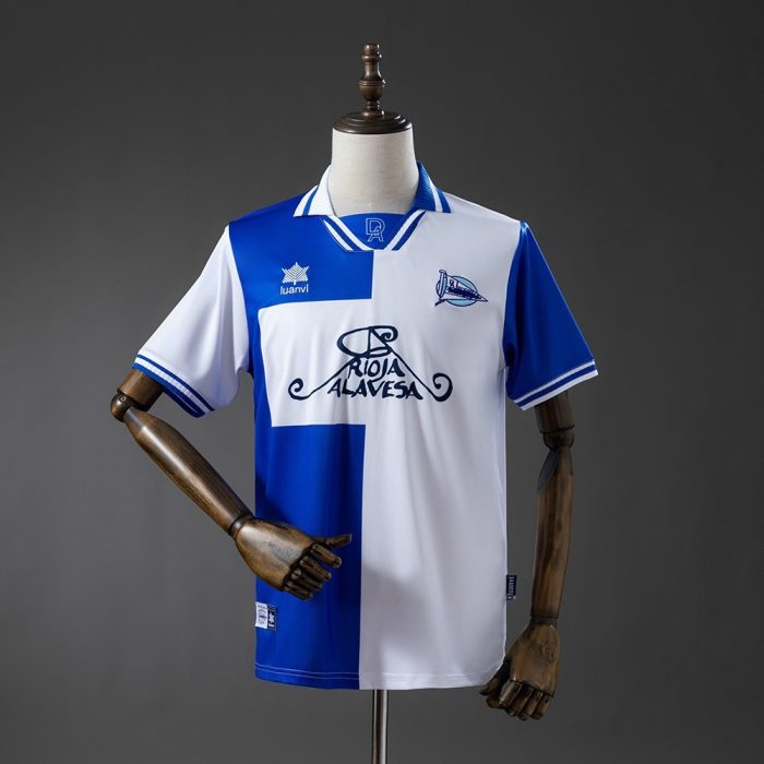 Deportivo Alavés 2000/2001 Home Retro Jersey - 图片 2