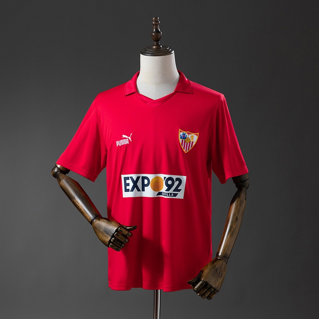 JER-4921_1 Sevilla 1987-1990 Away Retro Jersey - 图片 1