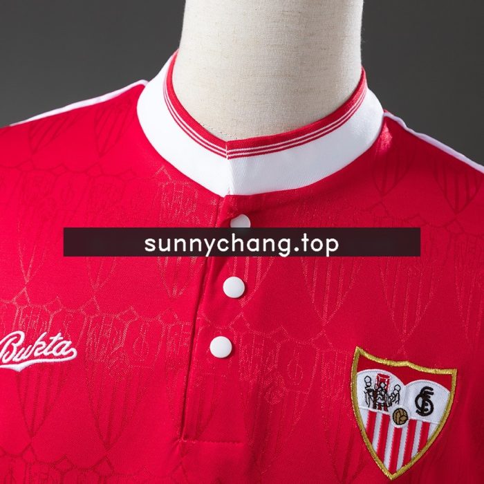 Sevilla 1991/1992 Home Retro Jersey - 图片 5