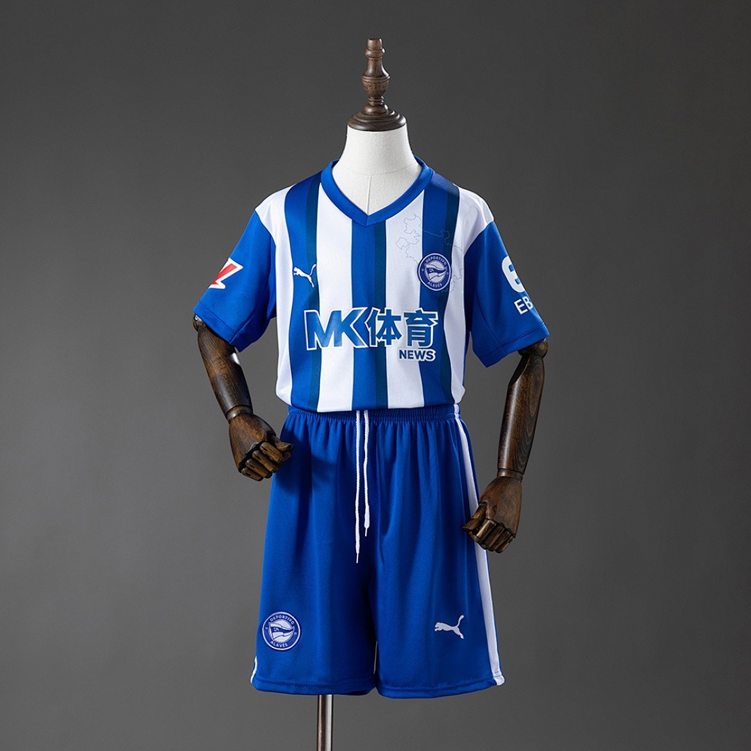 JER-4931_1 Deportivo Alavés 25/26 Home Kids Jersey - 图片 1