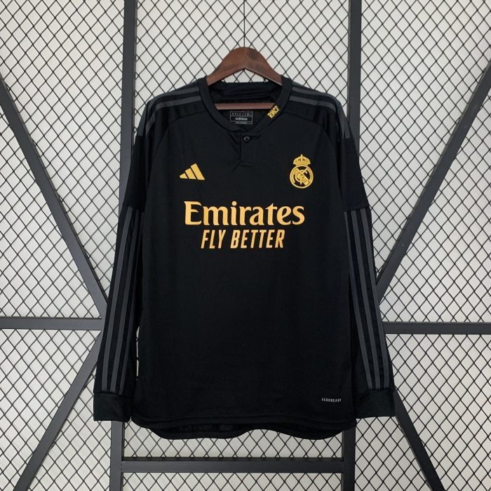 23/24 Real Madrid Third Away Long Sleeve Jersey - 图片 4