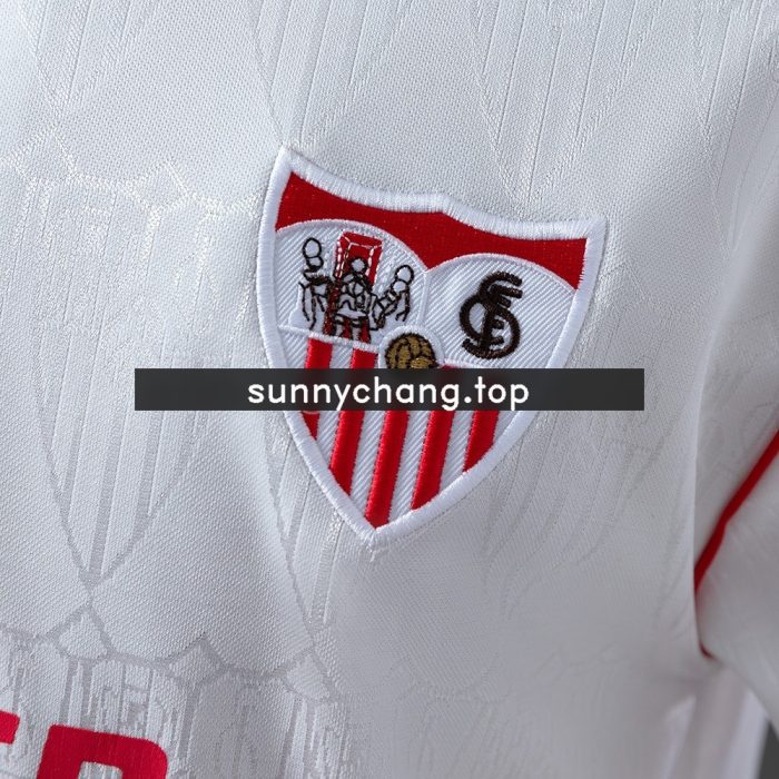 Sevilla 1991/92 Home Retro Shirt - 图片 4