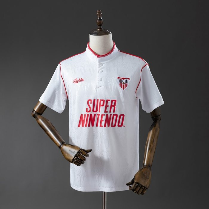 Sevilla 1991/92 Home Retro Shirt - 图片 8