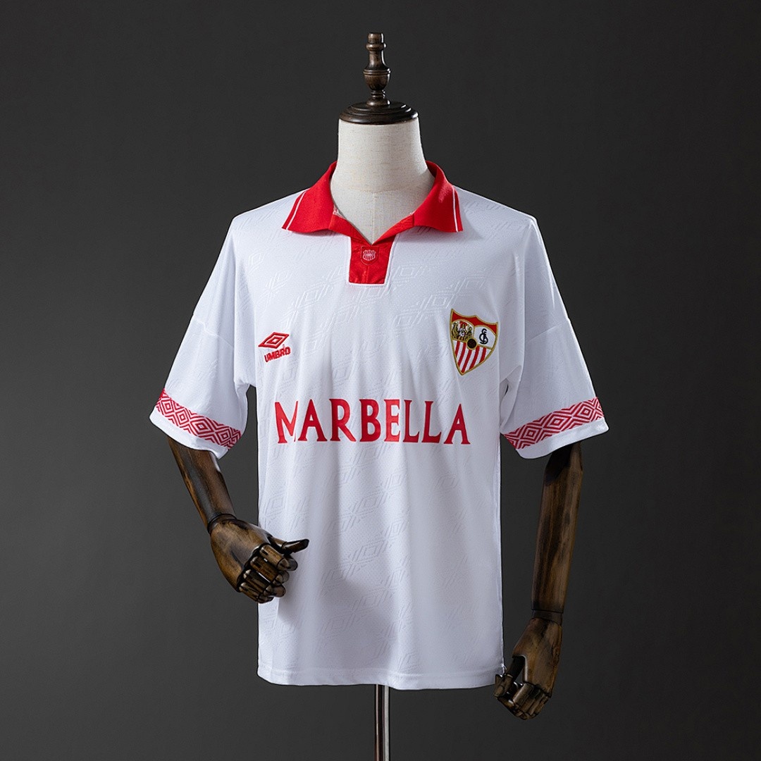 JER-4940_1 Sevilla 94/96 Home Retro Jersey - 图片 1