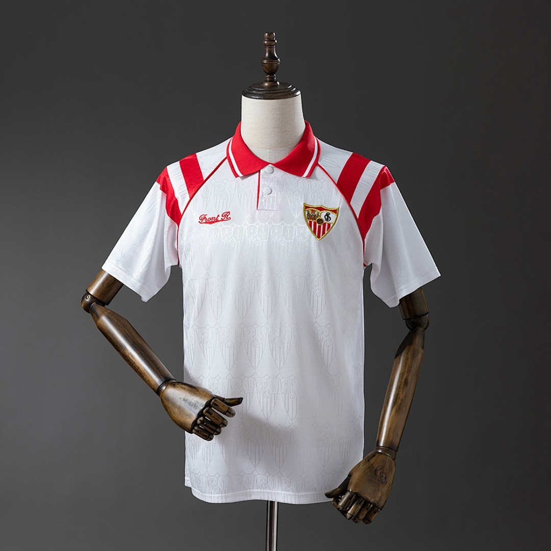 JER-4942_1 Sevilla 1992/1993 Home Retro Shirt - 图片 1