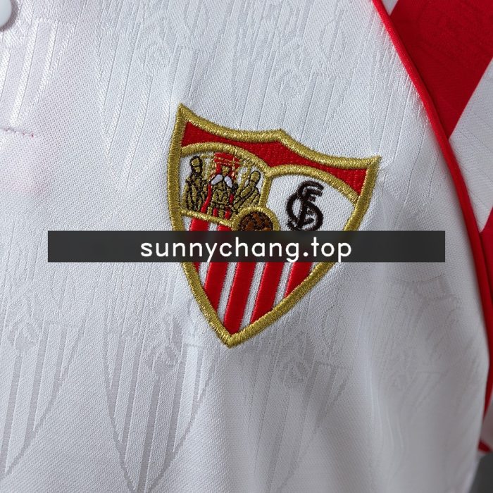 Sevilla 1992/1993 Home Retro Shirt - 图片 4