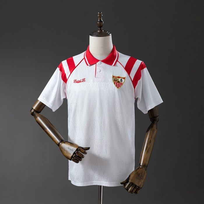 Sevilla 1992/1993 Home Retro Shirt - 图片 7