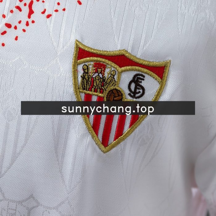 Sevilla FC 1993/94 Home Retro Jersey - 图片 4