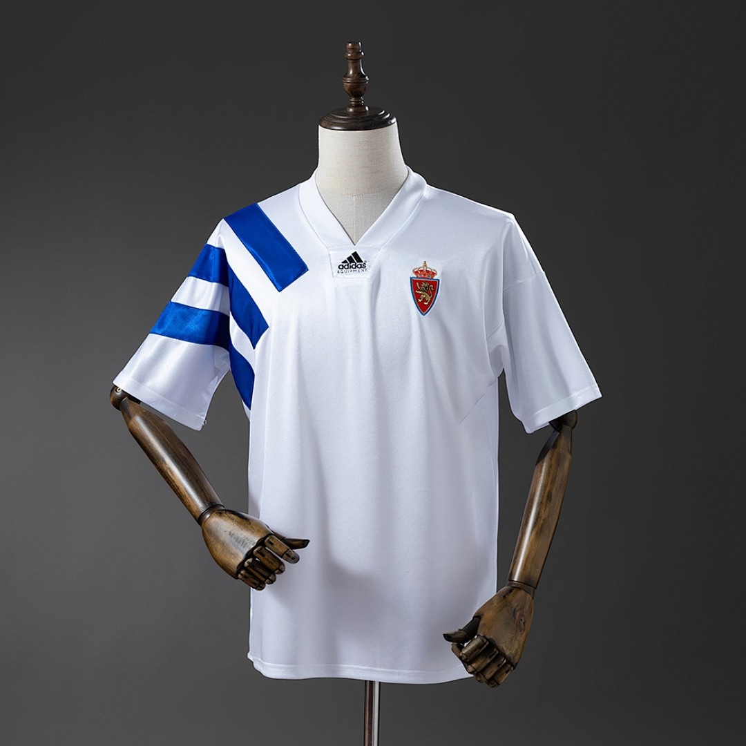 JER-4958_1 Zaragoza 1992/93 Home Retro Jersey - 图片 1
