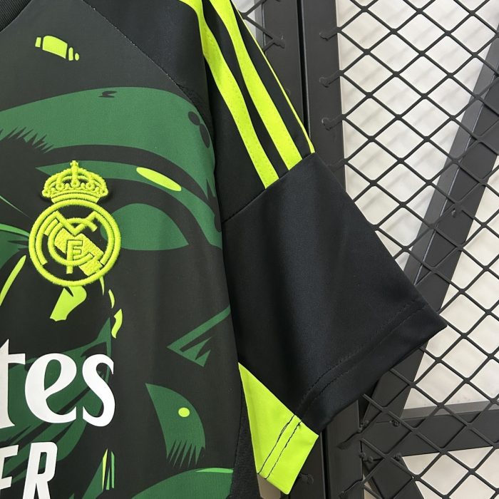 24/25 Real Madrid Green and Black Special Edition Jersey - 图片 4
