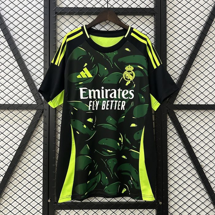24/25 Real Madrid Green and Black Special Edition Jersey - 图片 8