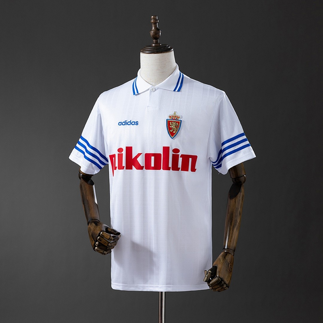 JER-4976_1 Zaragoza 1995-1997 Home Retro Shirt - 图片 1