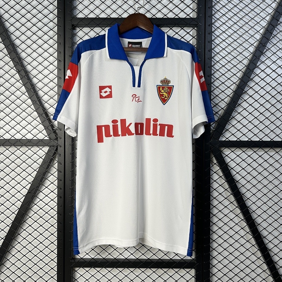 JER-4989_1 2004 Zaragoza Home Retro Shirt S-XXL - 图片 1