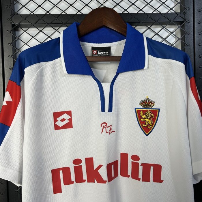 2004 Zaragoza Home Retro Shirt S-XXL - 图片 3